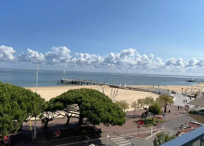 Arcachon: 4 Pers, Front De Mer, Parking, Centre-ville - Fr-1-474-32 Apartament